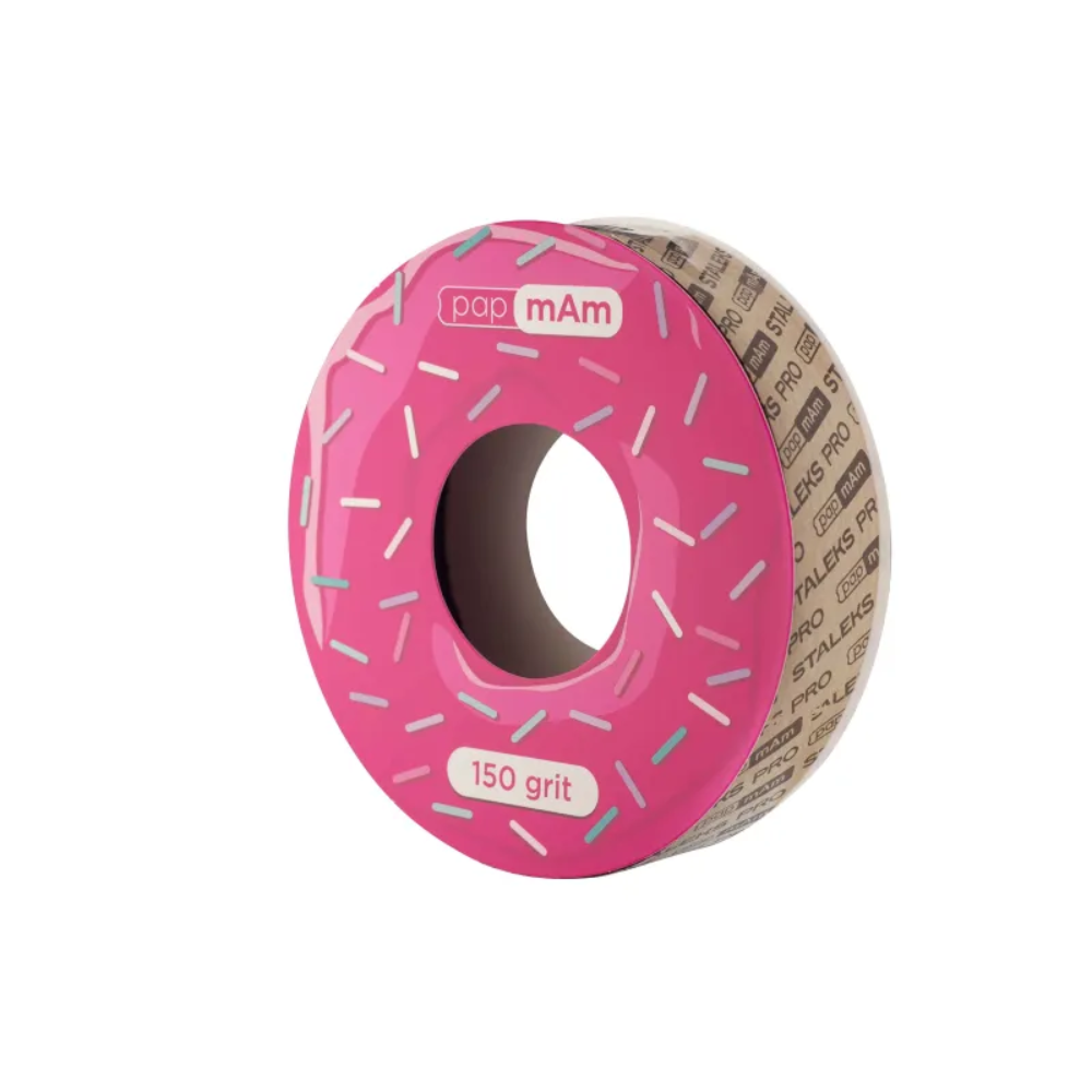 Staleks Pro PapmAm Ricarica Nastro Abrasivo Bianco 7 m per Lima – 100, 150, 180 e 240 Grit