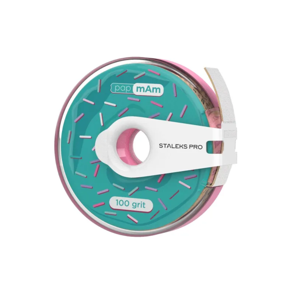 Staleks Pro Expert Lima PapmAm Bianca in Rotolo 7 m con Custodia – Grana 100/150/180/240