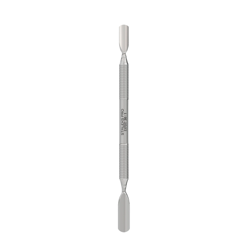 Spatola per manicure EXPERT 30 con doppio pusher arrotondato per unghie e cuticole