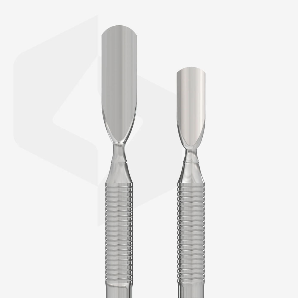 Spatola per manicure EXPERT 30 con doppio pusher arrotondato per unghie e cuticole