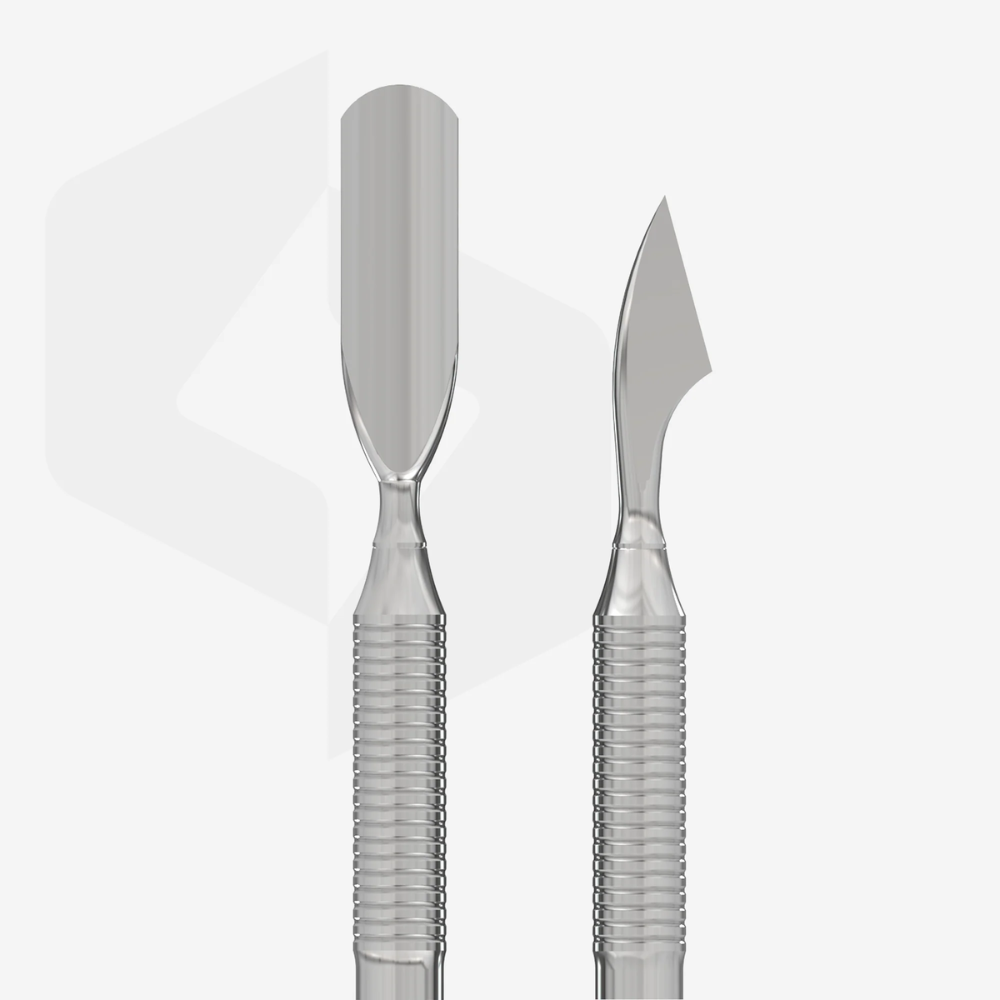 Staleks Pro Spatola per manicure (pusher largo arrotondato + ascia) – EXPERT 30 TYPE 3