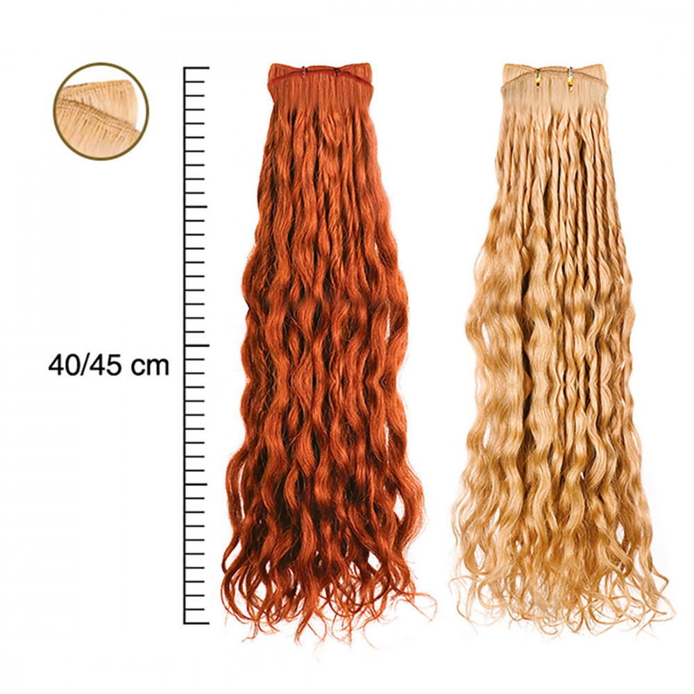 She Extension Tessitura riccia capelli naturali 40/45cm
