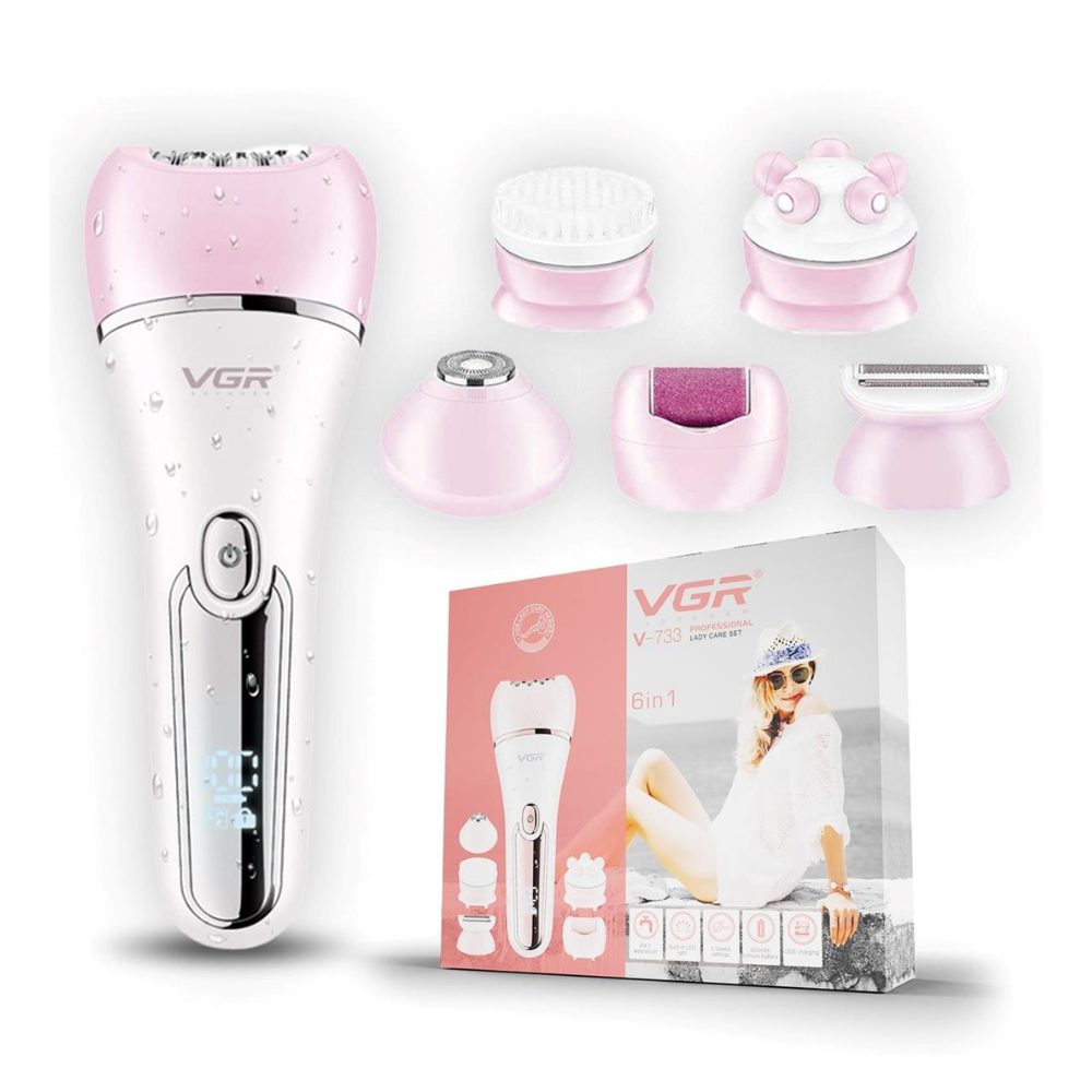 VGR V-733 epilatore donna 6 in 1