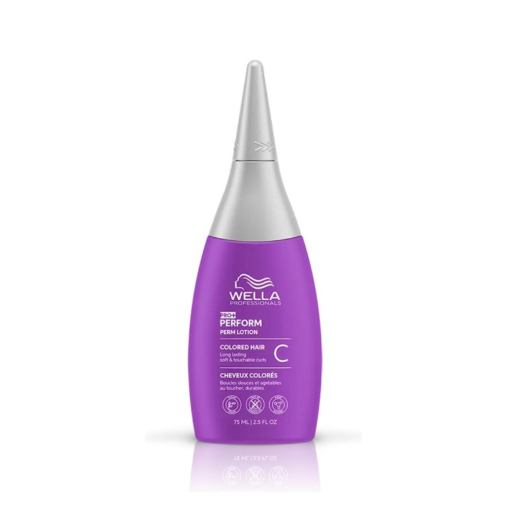 wella permanente capelli colorati lozione c 75ml creatine curl wave