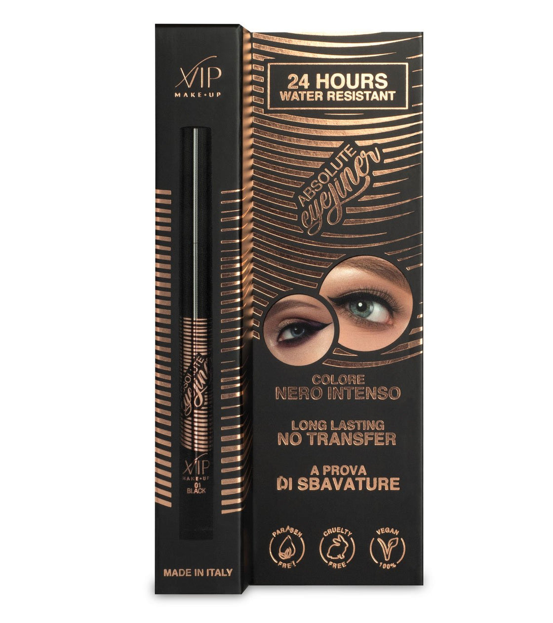 Vip Make Up Eyeliner Water Resistant 24h