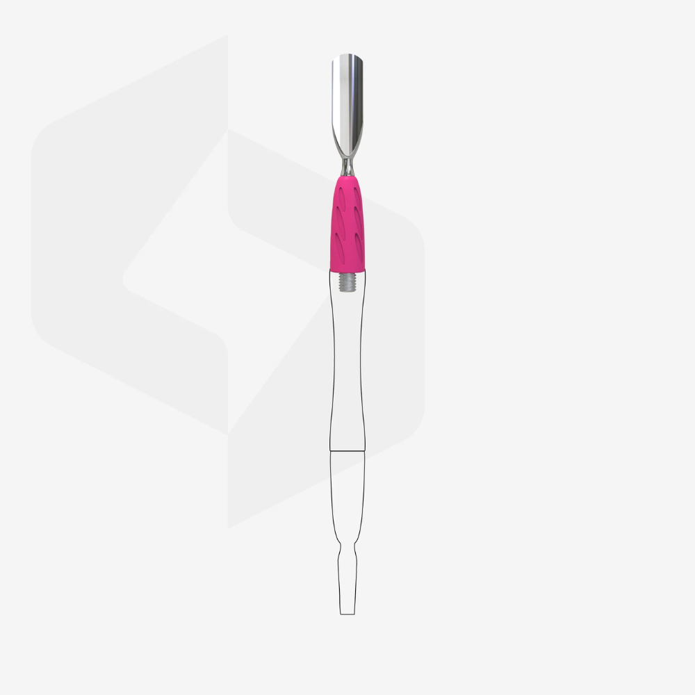 Staleks Pro Parte Operativa COMBO UNIQ 17 – Spintore Largo Arrotondato per Manicure