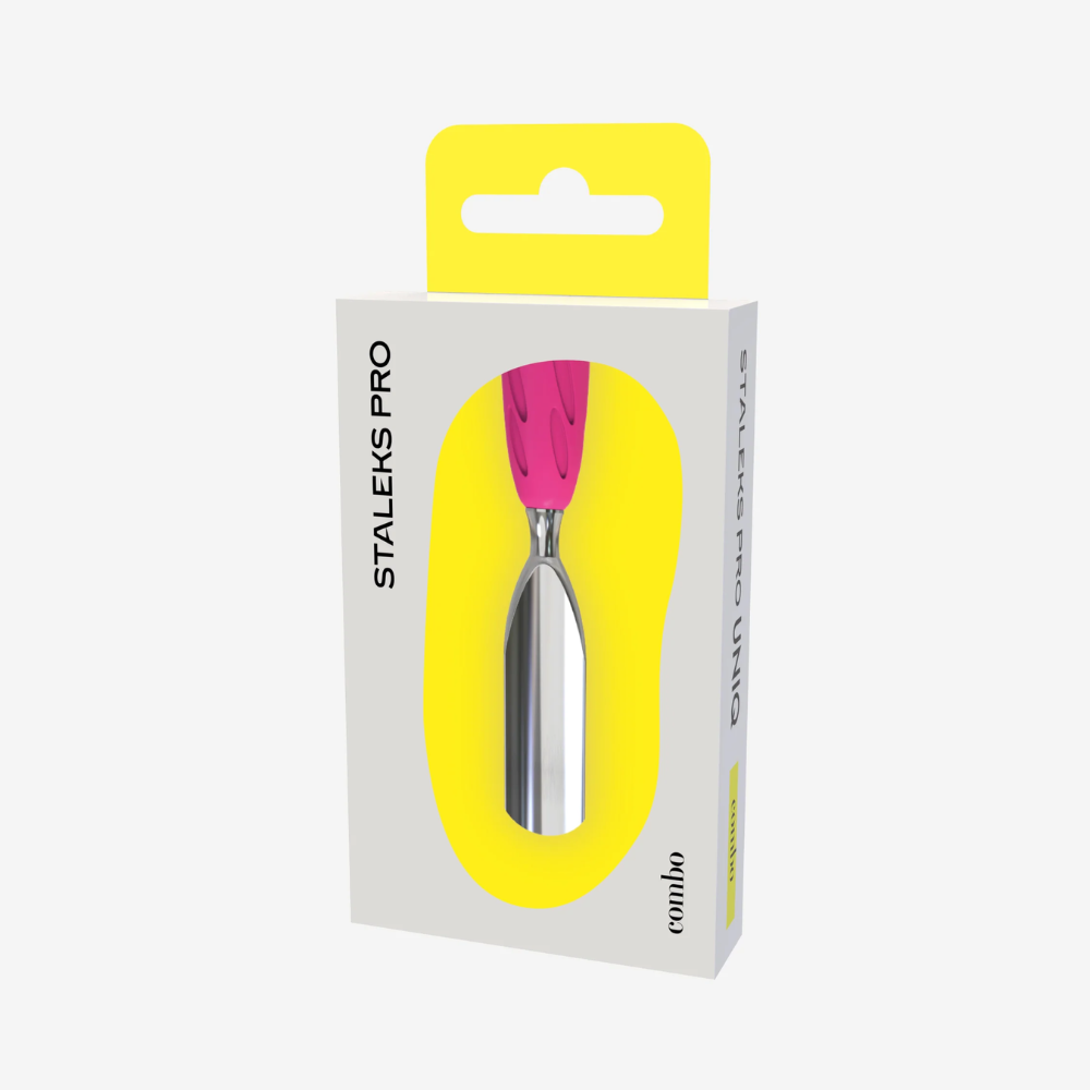Staleks Pro Parte Operativa COMBO UNIQ 17 – Spintore Largo Arrotondato per Manicure