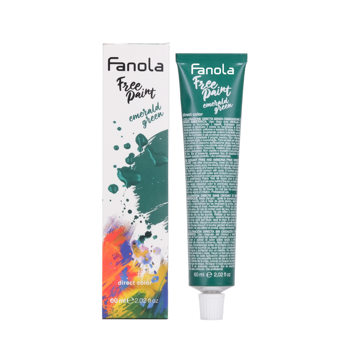FANOLA FREE PAINT COLORI DIRETTI EMERALD GREEN 1076032 60ML