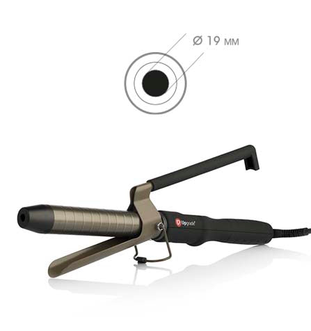 Labor Upgrade curling iron with titnium pro 19mm tongs