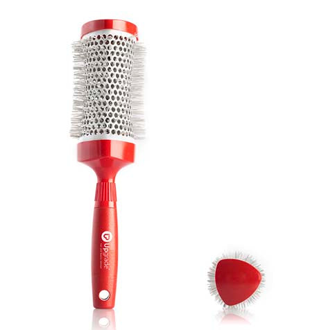 Upgrade Red Angle Thermobürste – Dreieckig, 43 Mm, Antistatisch, Für Definierte Locken & Glätte
