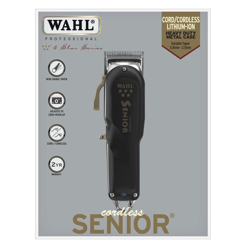 Wahl Senior Cordless Clipper 0.8mm/2.5mm
