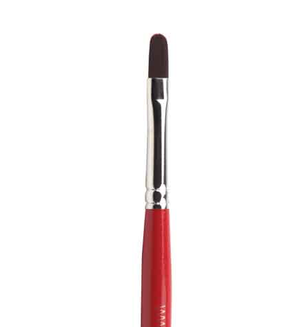 LAIF PENNELLO MANICO ROSSO OVAL BRUSH N°6 PL113