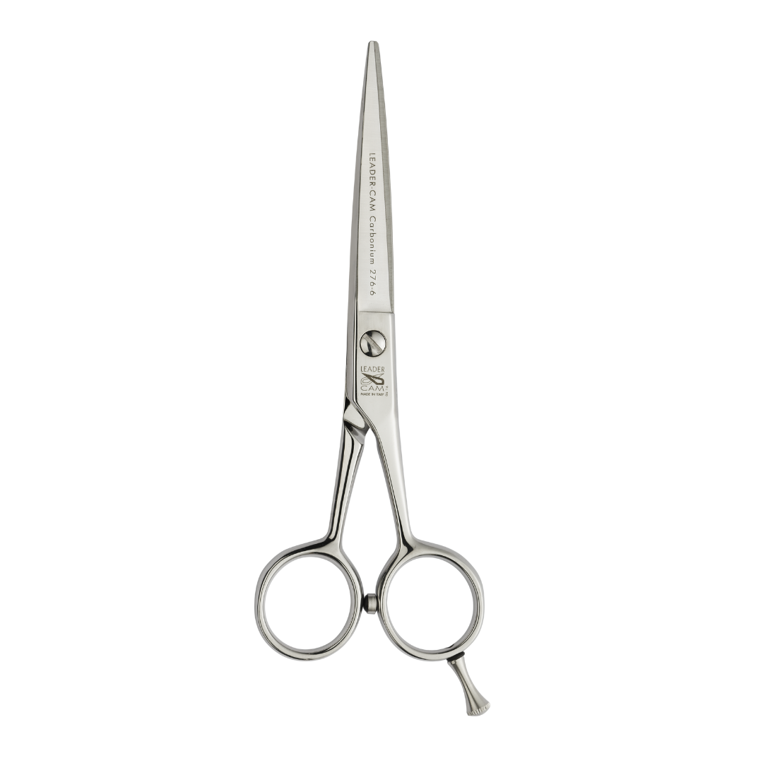 Leader Carbonium Scissors With Micro-Toothed Blade