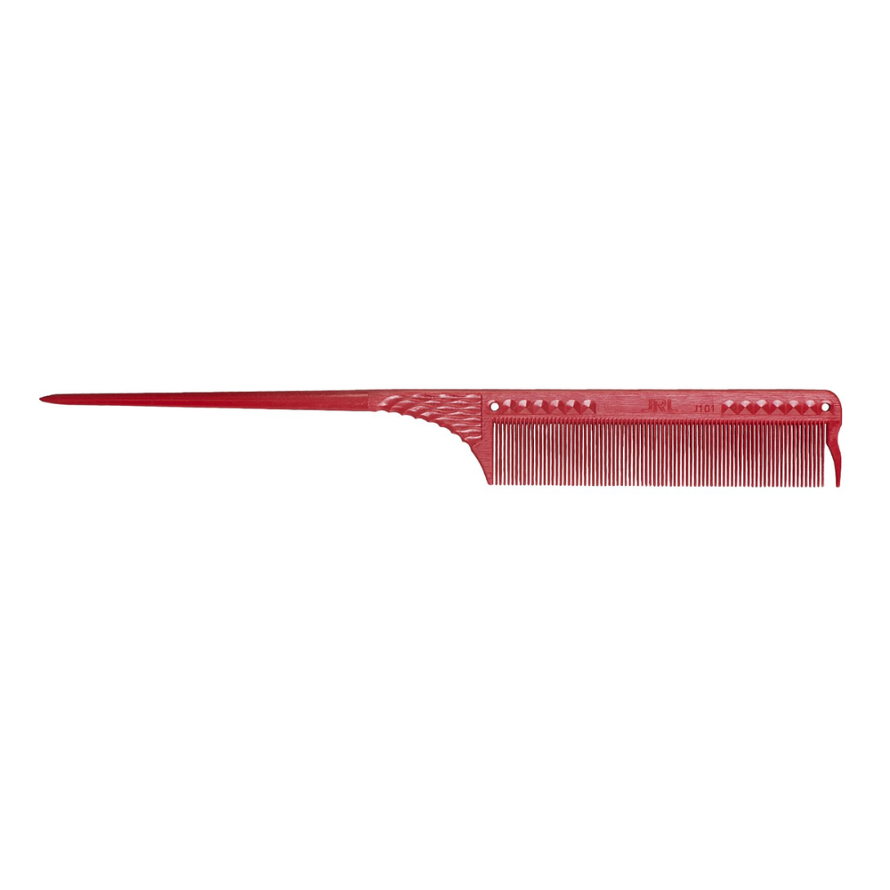 JRL Red Plastic Tail Comb J101