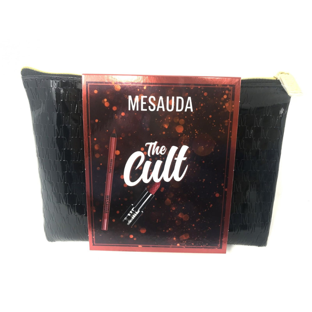Mesauda the Cult Kit Lipstick + Lip Pencil + Clutch