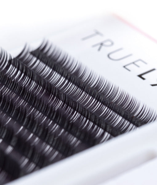 True Lash Eyelashes One to One mixed black cc 0.12 mm 8 - 14