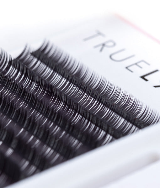 True Lash Wimpern One to One einzeln schwarz 0,12 mm 12